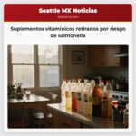 Suplementos vitamínicos retirados por riesgo de salmonella
