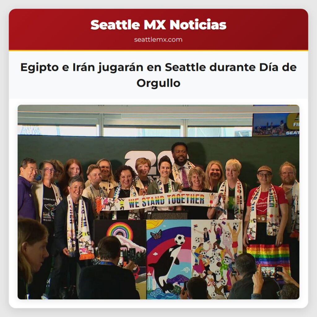 Egipto e Irán jugarán en Seattle durante Día de