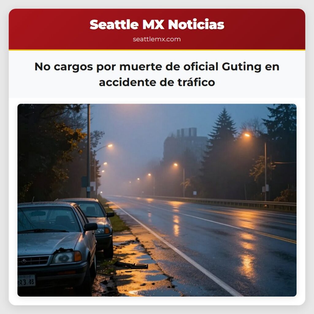 Noticias De Seattle 6 No cargos por muerte de oficial Guting en