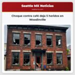 Choque contra café deja 5 heridos en Woodinville