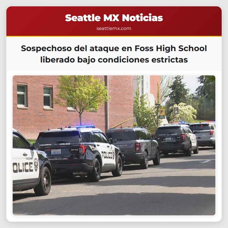 Sospechoso del ataque en Foss High School liberado bajo condiciones estrictas