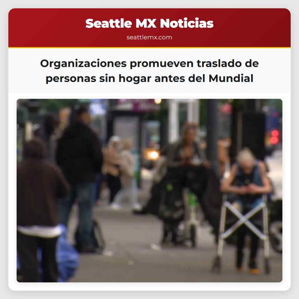 Organizaciones promueven traslado de personas sin