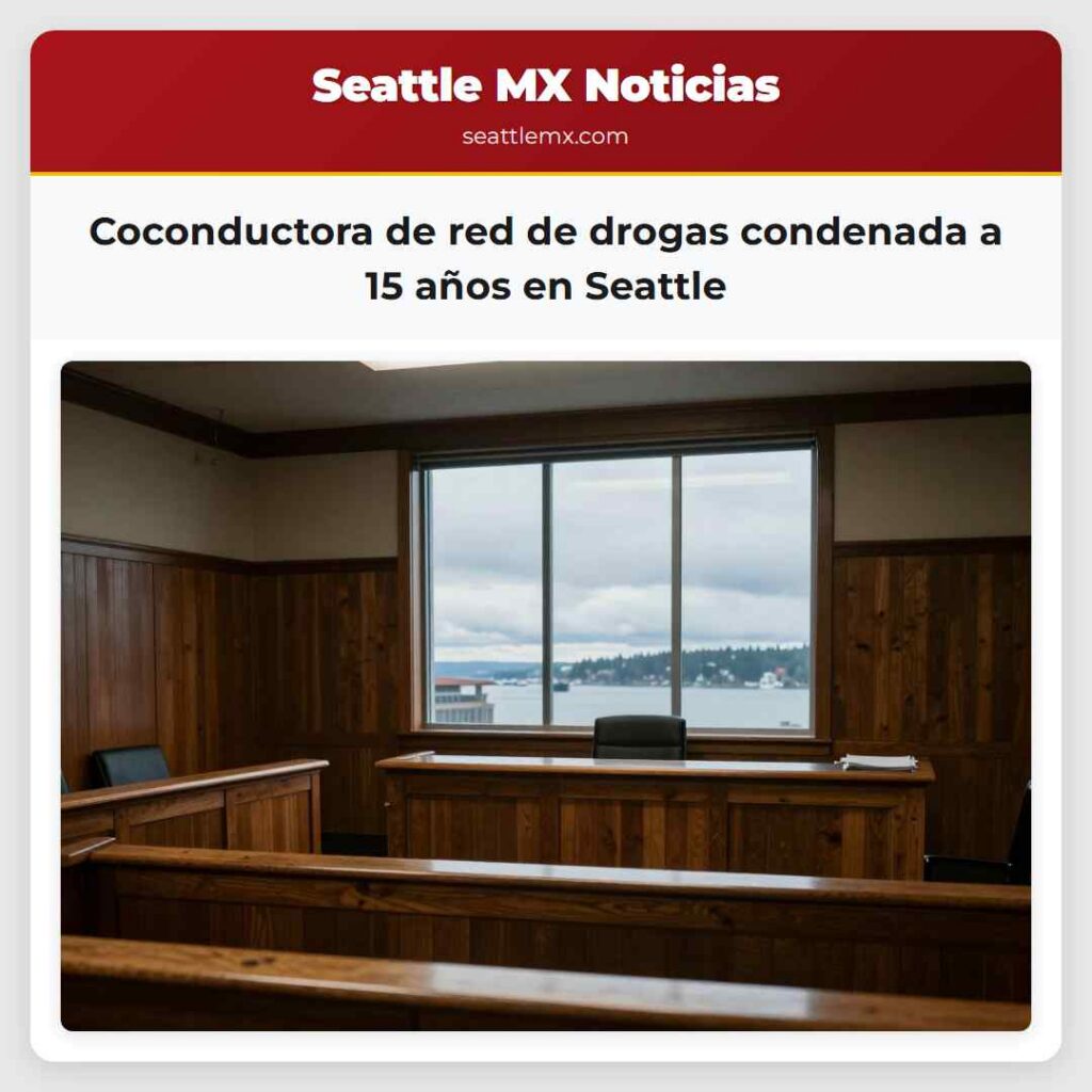 Coconductora de red de drogas condenada a 15 años