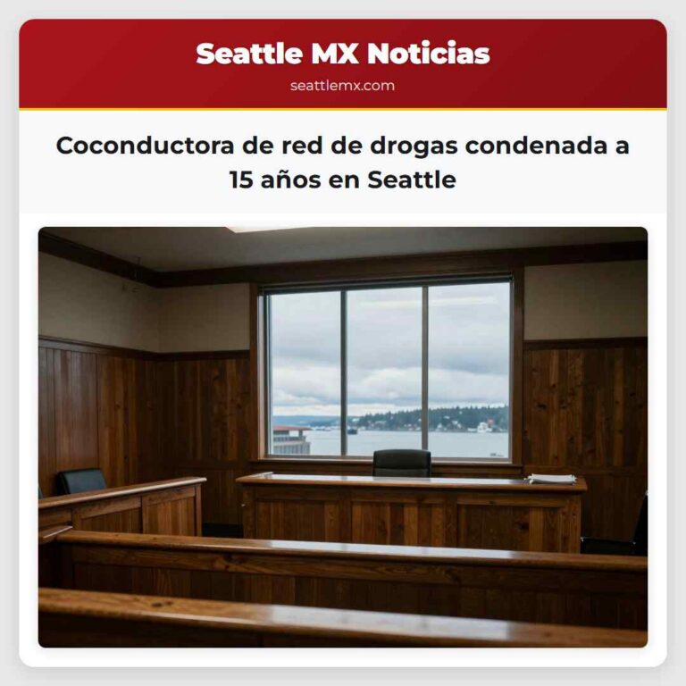 Coconductora de red de drogas condenada a 15 años en Seattle