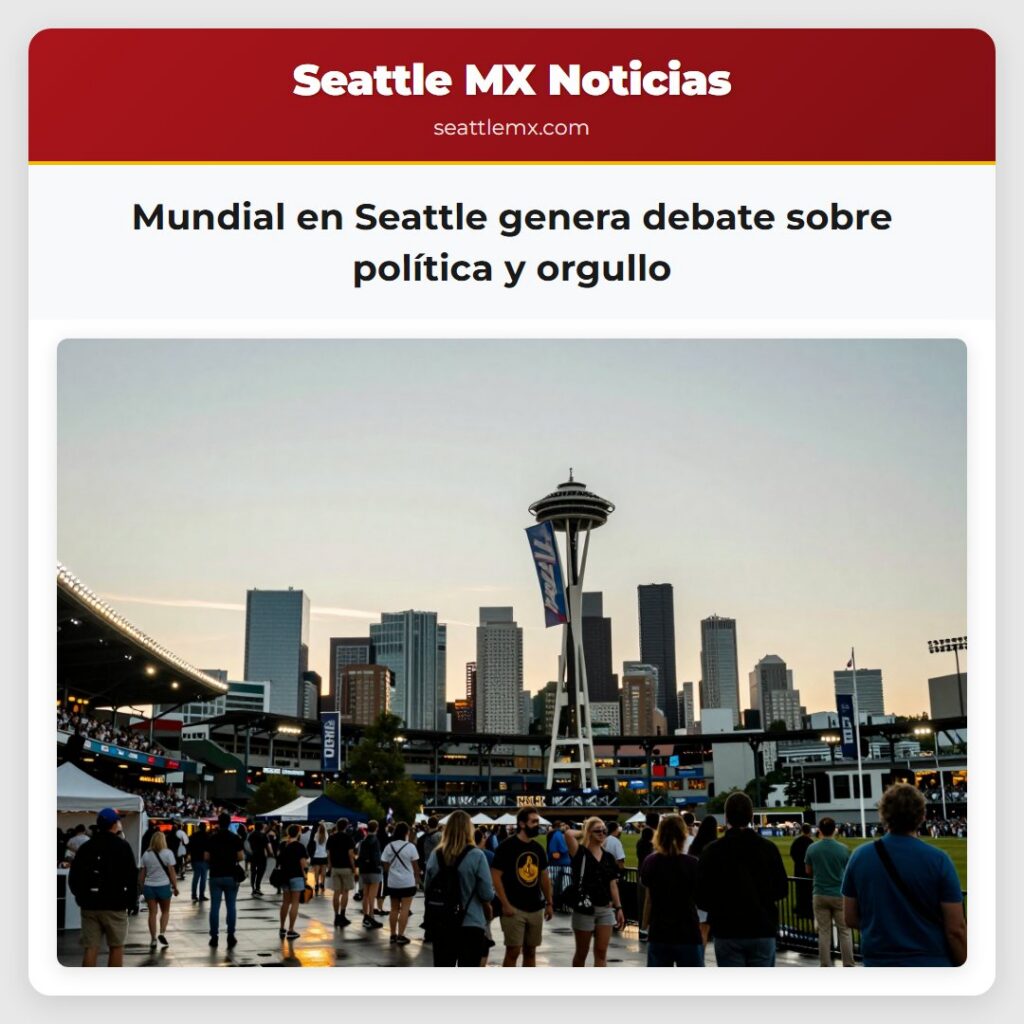 Mundial en Seattle genera debate sobre política y