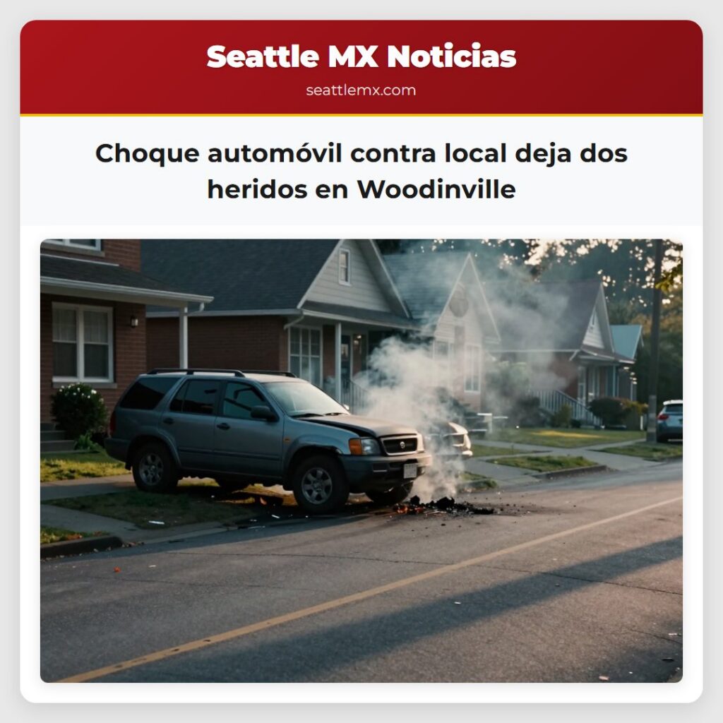 Choque automóvil contra local deja dos heridos en