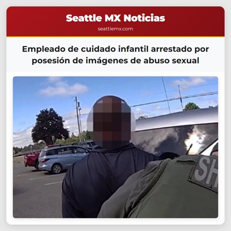 Empleado de cuidado infantil arrestado por posesión de imágenes de abuso sexual