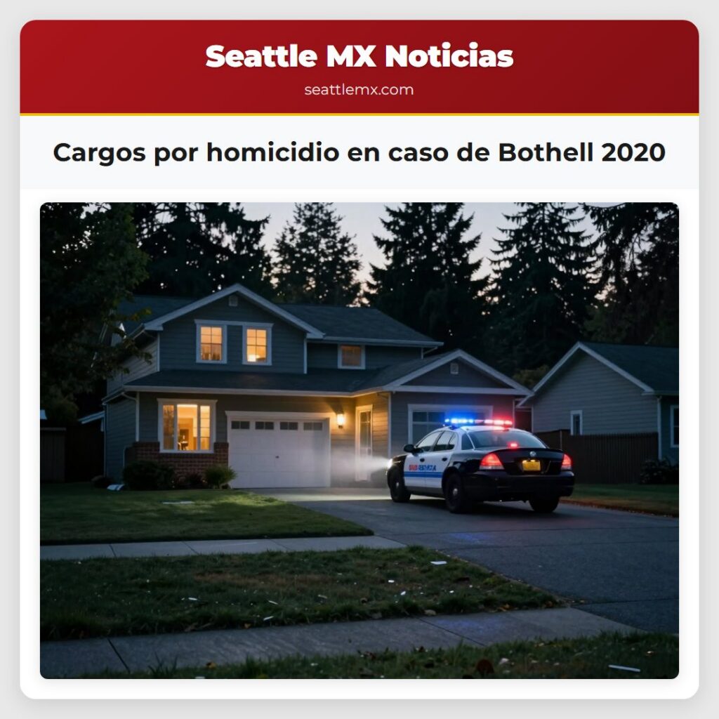 Cargos por homicidio en caso de Bothell 2020