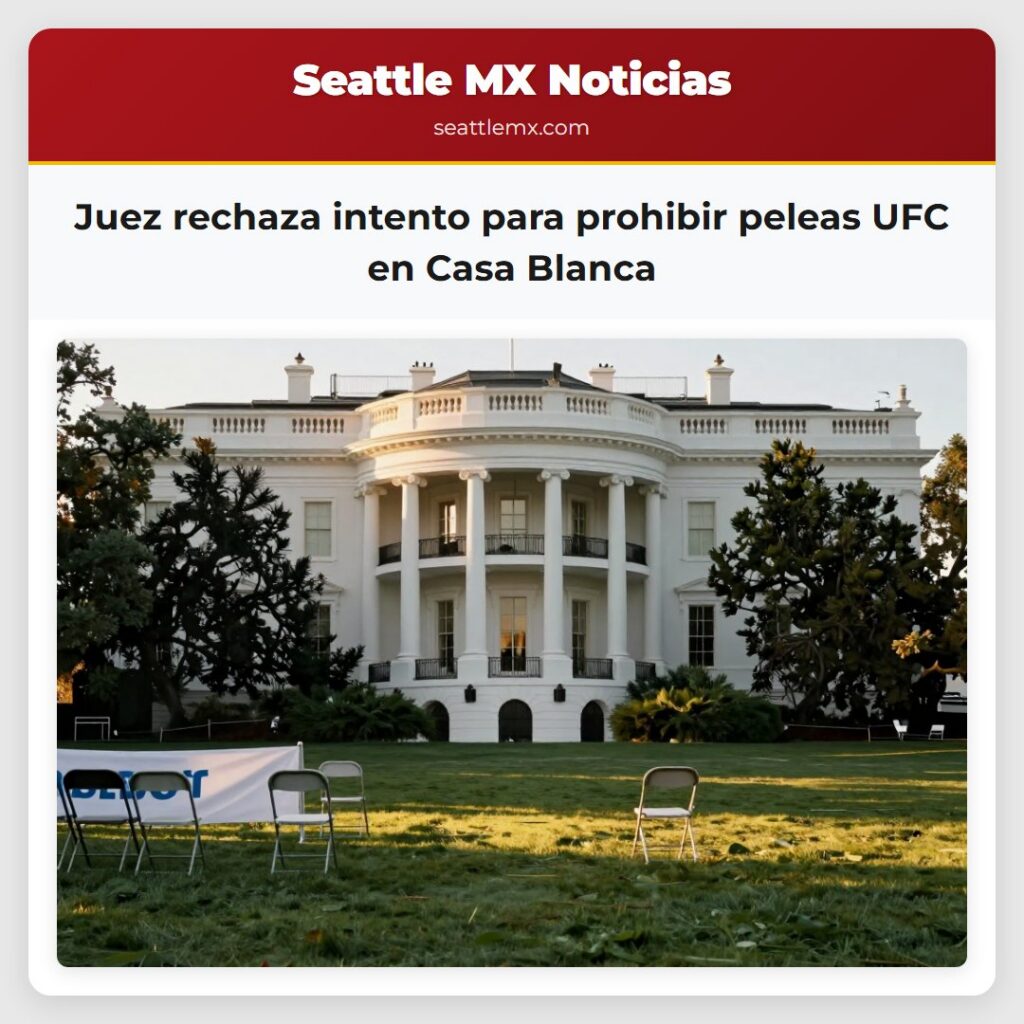 Juez rechaza intento para prohibir peleas UFC en