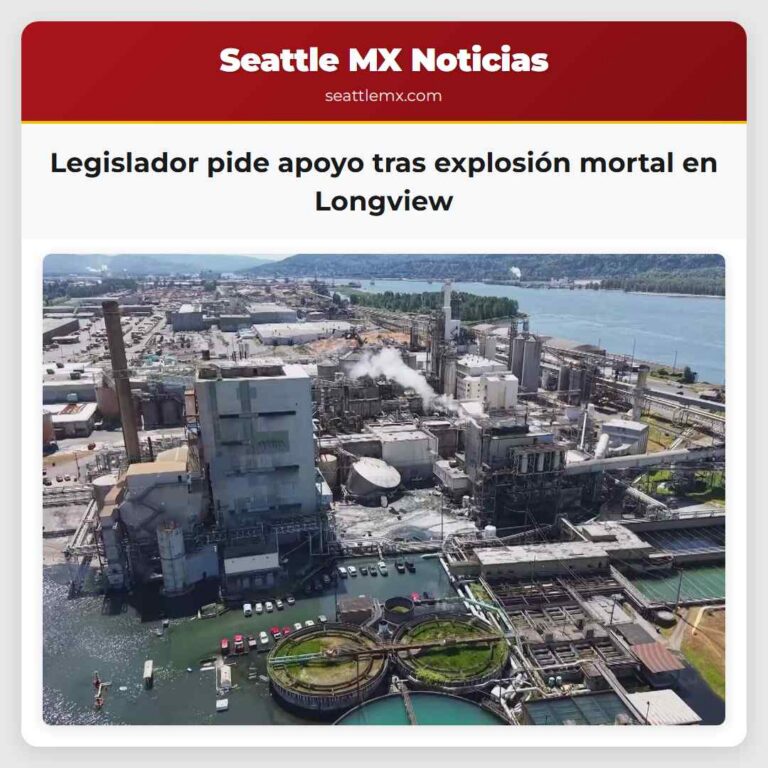 Legislador pide apoyo tras explosión mortal en Longview