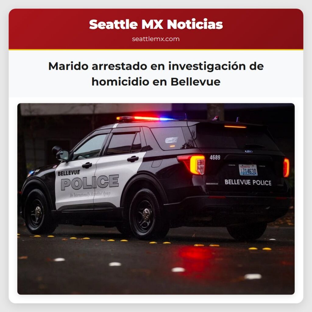 Marido arrestado en investigación de homicidio en