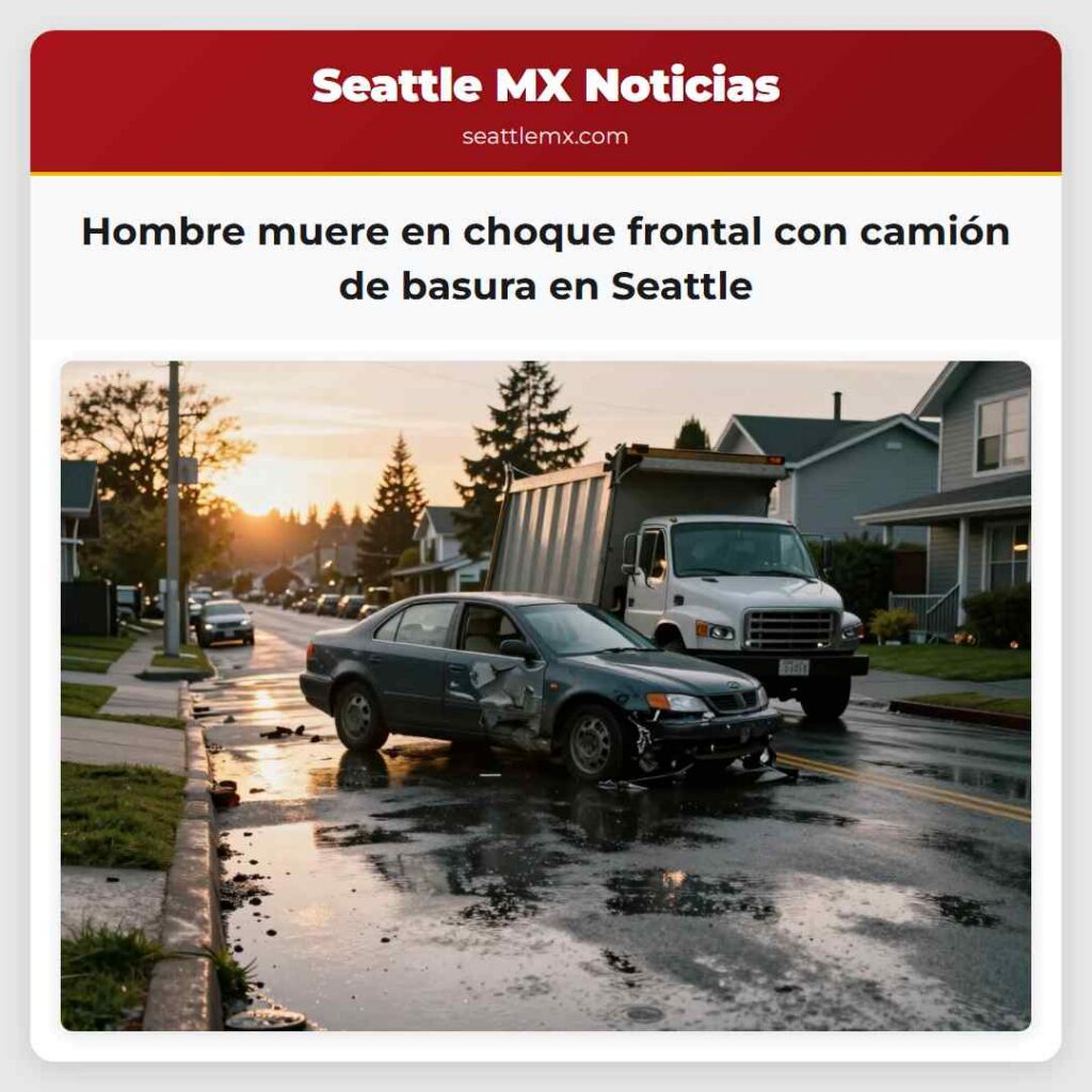 Noticias De Seattle 1 Hombre muere en choque frontal con camión de