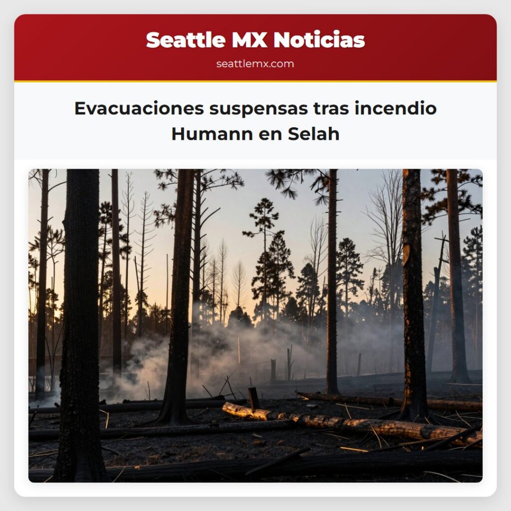 Evacuaciones suspensas tras incendio Humann en