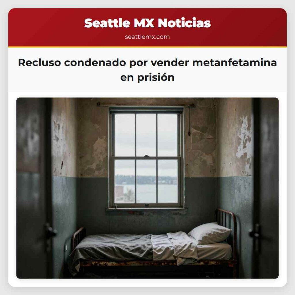 Noticias De Seattle 3 Recluso condenado por vender metanfetamina en