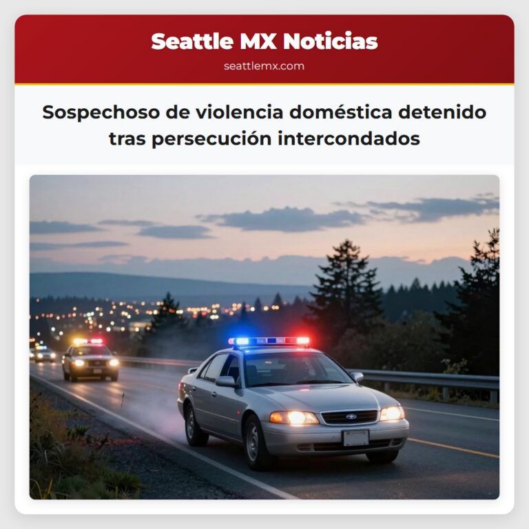Sospechoso de violencia doméstica detenido tras persecución intercondados