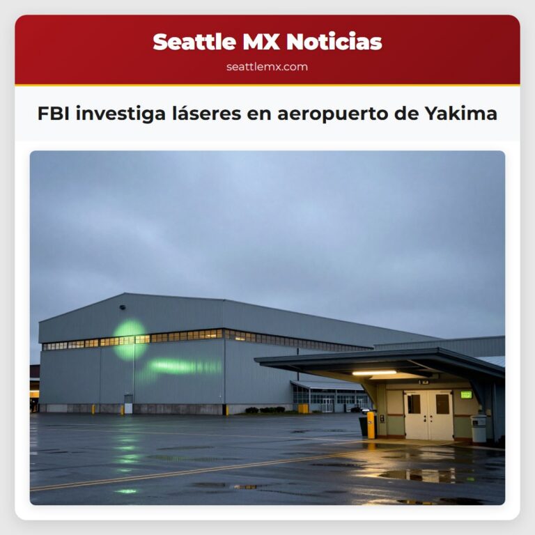 FBI investiga láseres en aeropuerto de Yakima