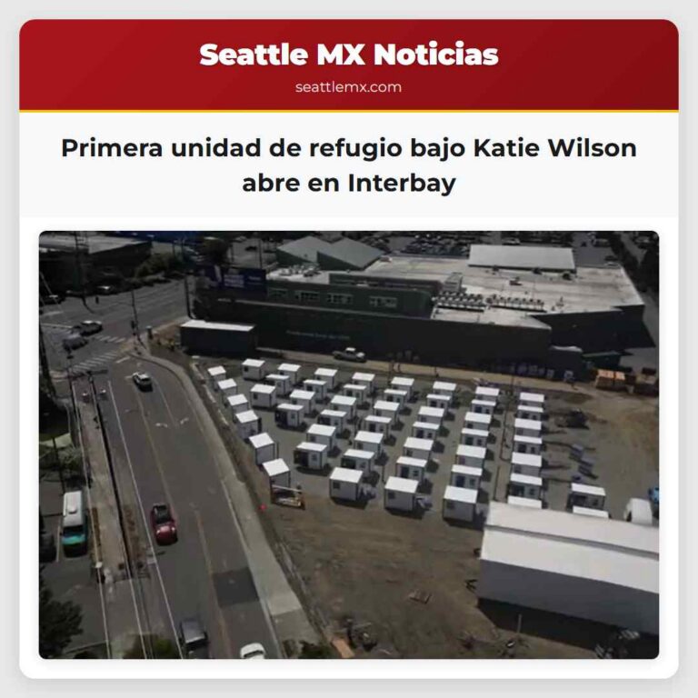 Primera unidad de refugio bajo Katie Wilson abre en Interbay