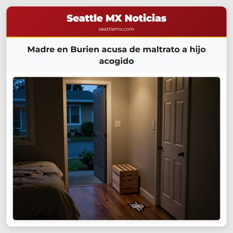 Madre en Burien acusa de maltrato a hijo acogido