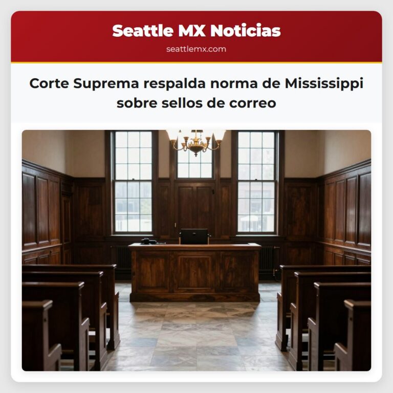 Corte Suprema respalda norma de Mississippi sobre sellos de correo
