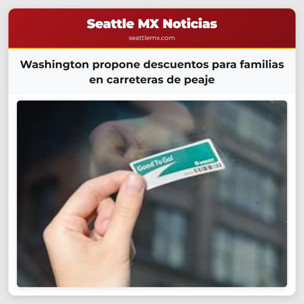 Washington propone descuentos para familias en