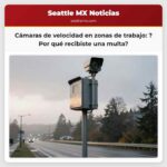 Cámaras de velocidad en zonas de trabajo ?Por qué recibiste una multa?