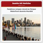 Fanáticos rompen récord en Parque Waterfront durante Mundial