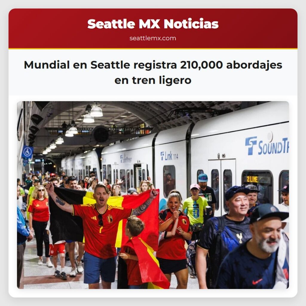 Mundial en Seattle registra 210,000 abordajes en