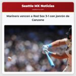 Mariners vencen a Red Sox 3-1 con jonrón de Canzone