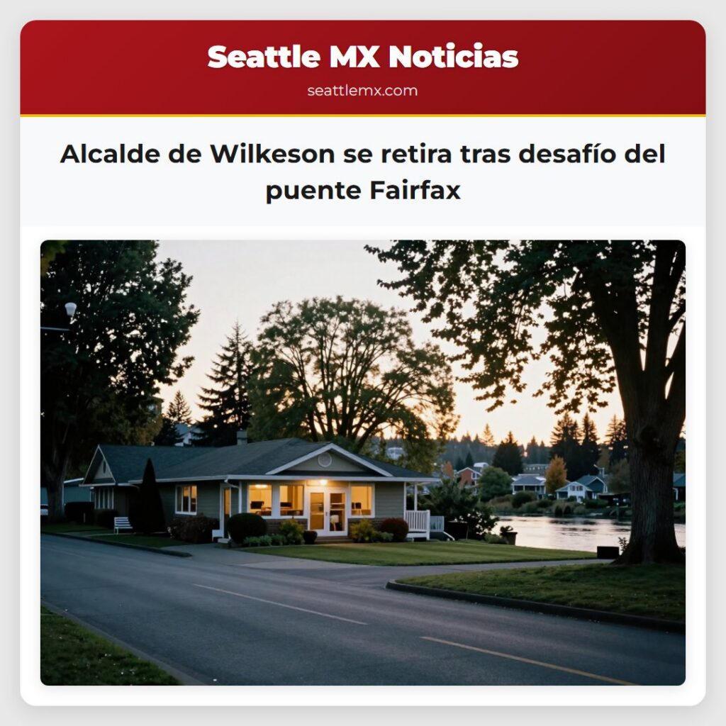 Alcalde de Wilkeson se retira tras desafío del