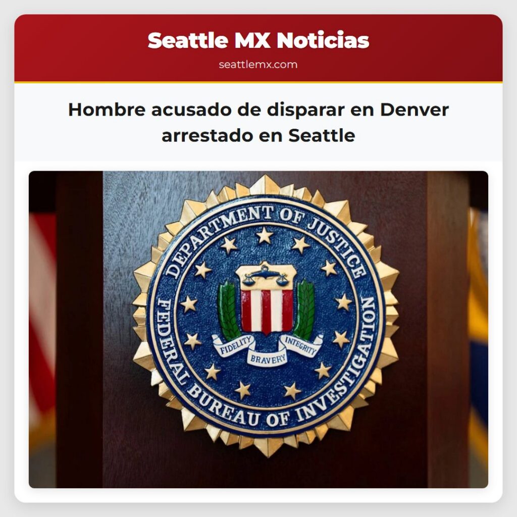 Hombre acusado de disparar en Denver arrestado en