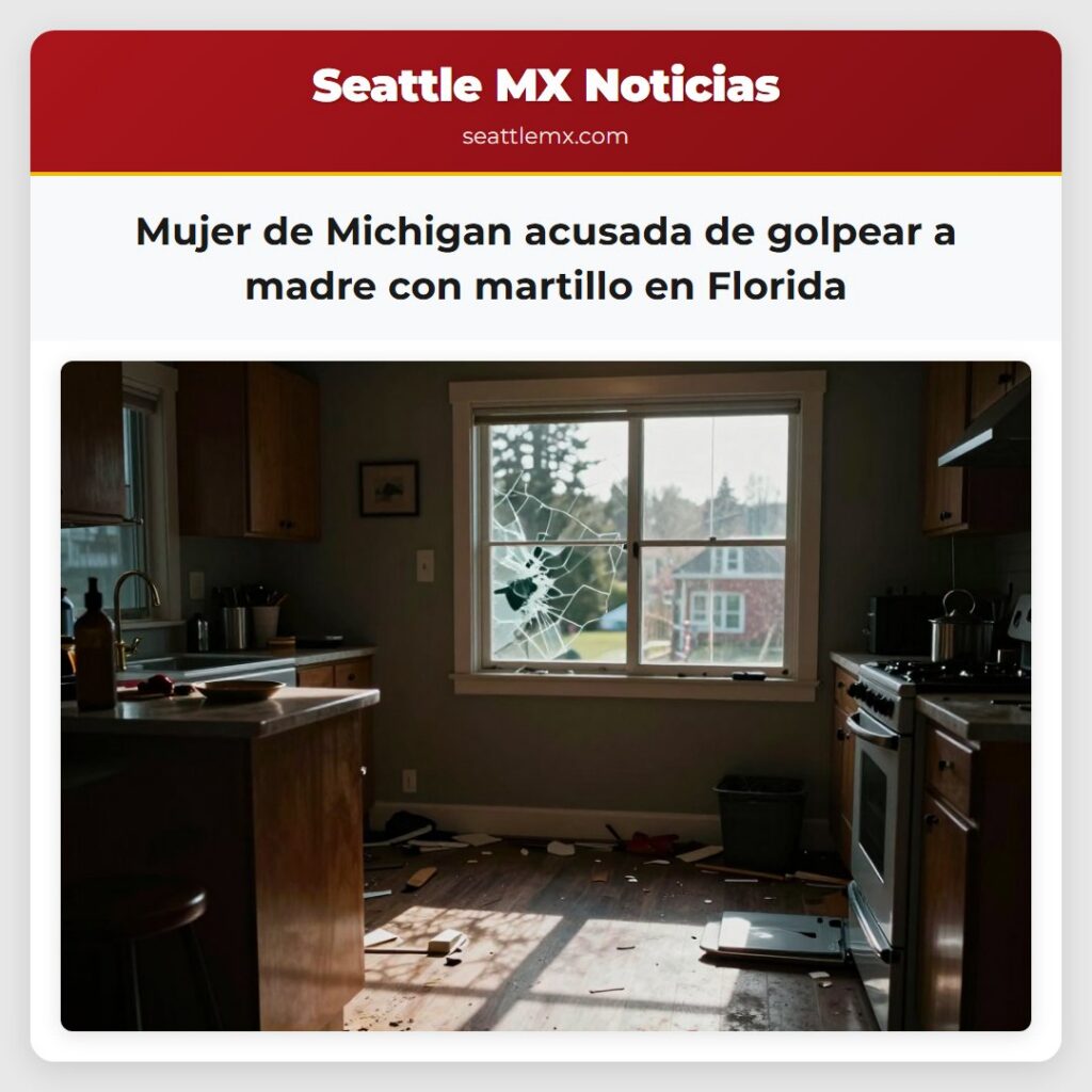 Mujer de Michigan acusada de golpear a madre con