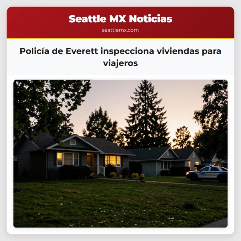Policía de Everett inspecciona viviendas para viajeros