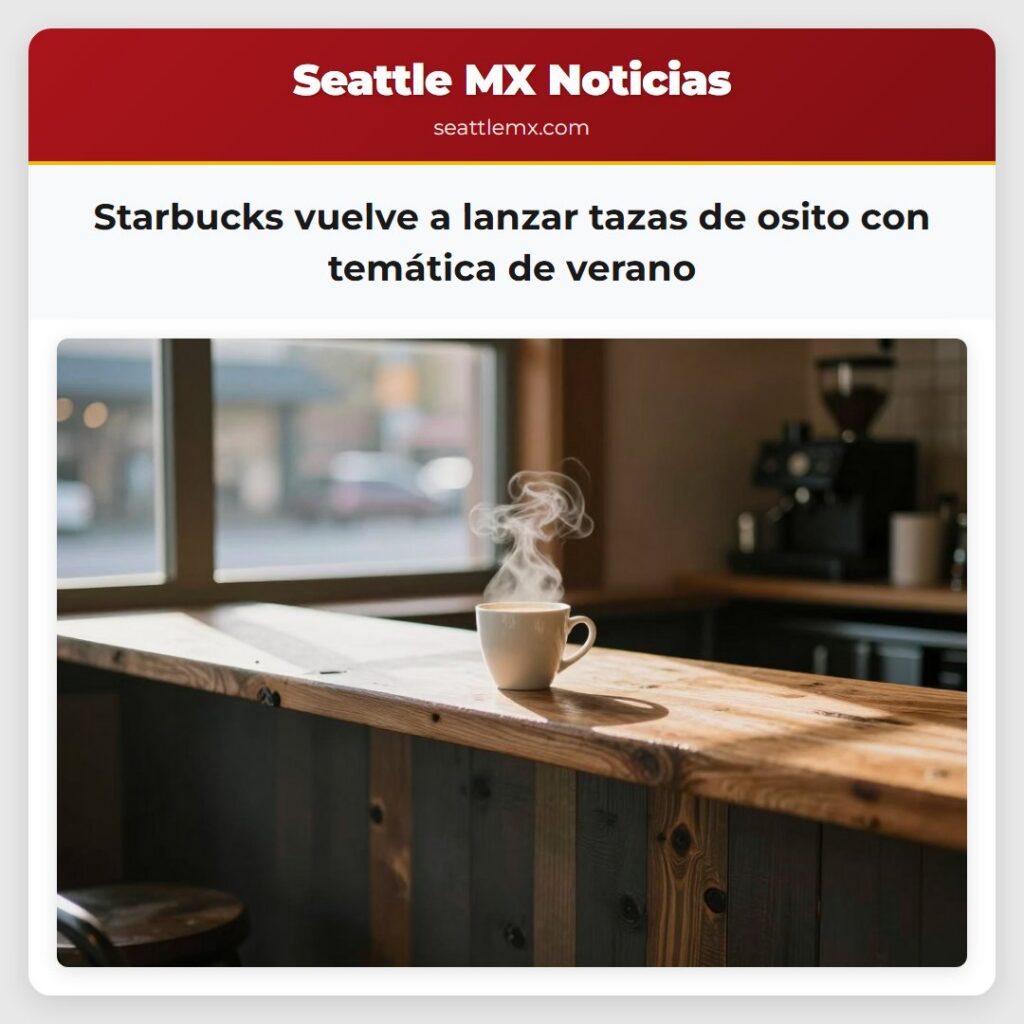 Starbucks vuelve a lanzar tazas de osito con