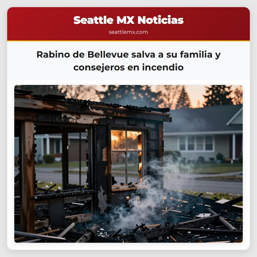 Rabino de Bellevue salva a su familia y