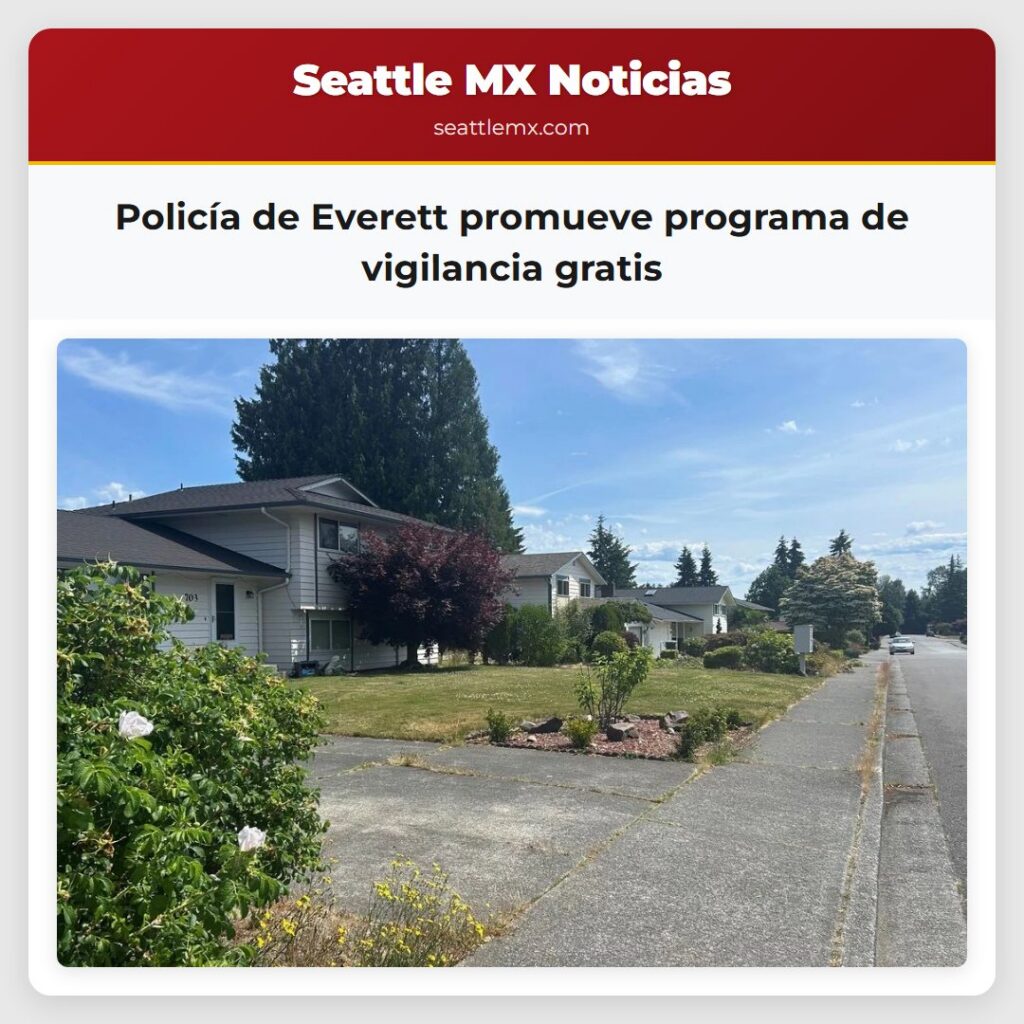 Policía de Everett promueve programa de