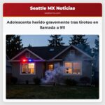 Adolescente herido gravemente tras tiroteo en llamada a 911