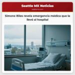 Simone Biles revela emergencia médica que la llevó al hospital