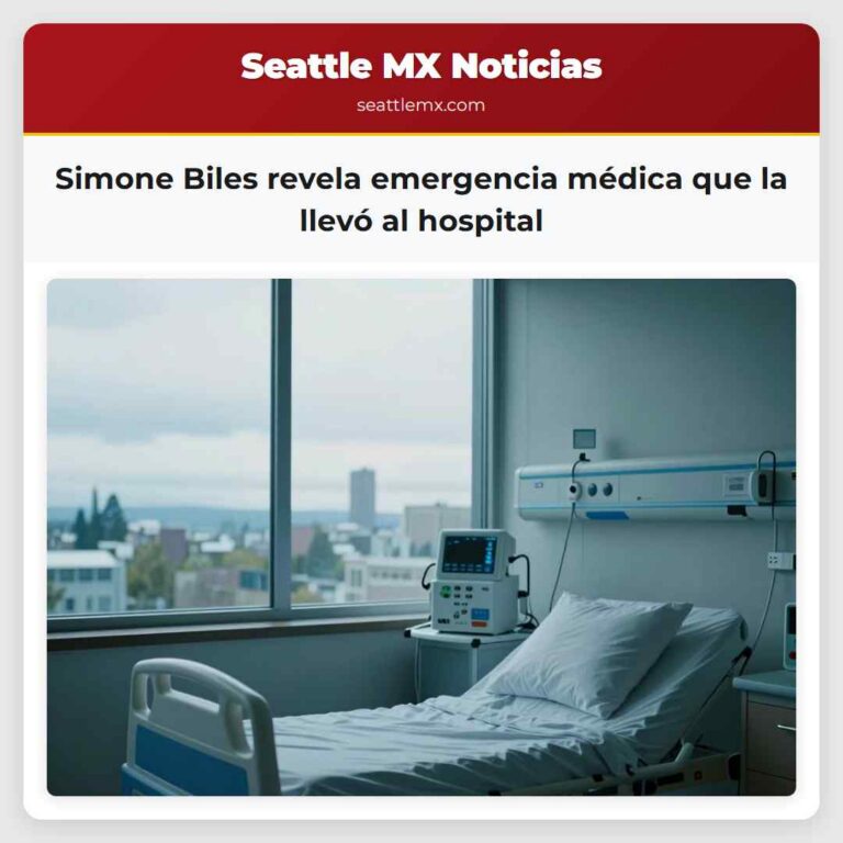 Simone Biles revela emergencia médica que la llevó al hospital