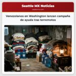 Venezolanos en Washington lanzan campaña de ayuda tras terremotos