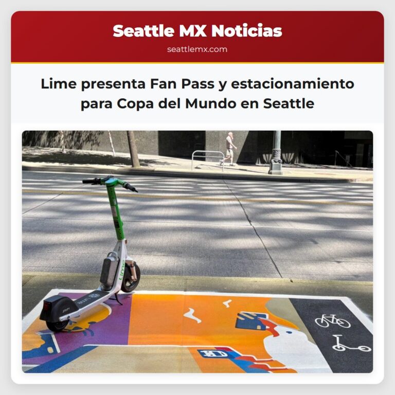 Lime presenta Fan Pass y estacionamiento para Copa del Mundo en Seattle