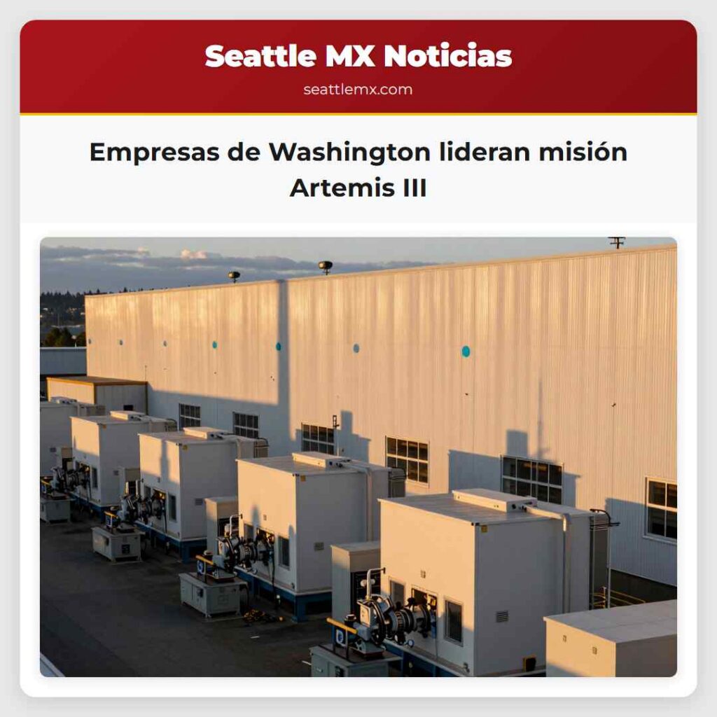 Empresas de Washington lideran misión Artemis III