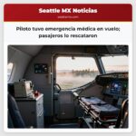 Piloto tuvo emergencia médica en vuelo pasajeros lo rescataron