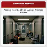 Pasajero mordió a otro en vuelo de American Airlines