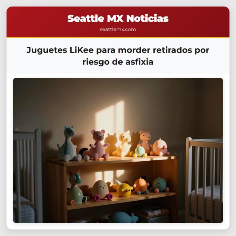 Juguetes LiKee para morder retirados por riesgo de asfixia