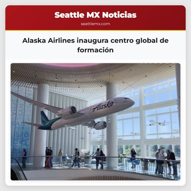 Alaska Airlines inaugura centro global de formación