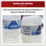 FIFA permite botellas de agua reutilizables en algunos estadios del Mundial