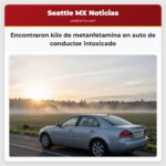 Encontraron kilo de metanfetamina en auto de conductor intoxicado