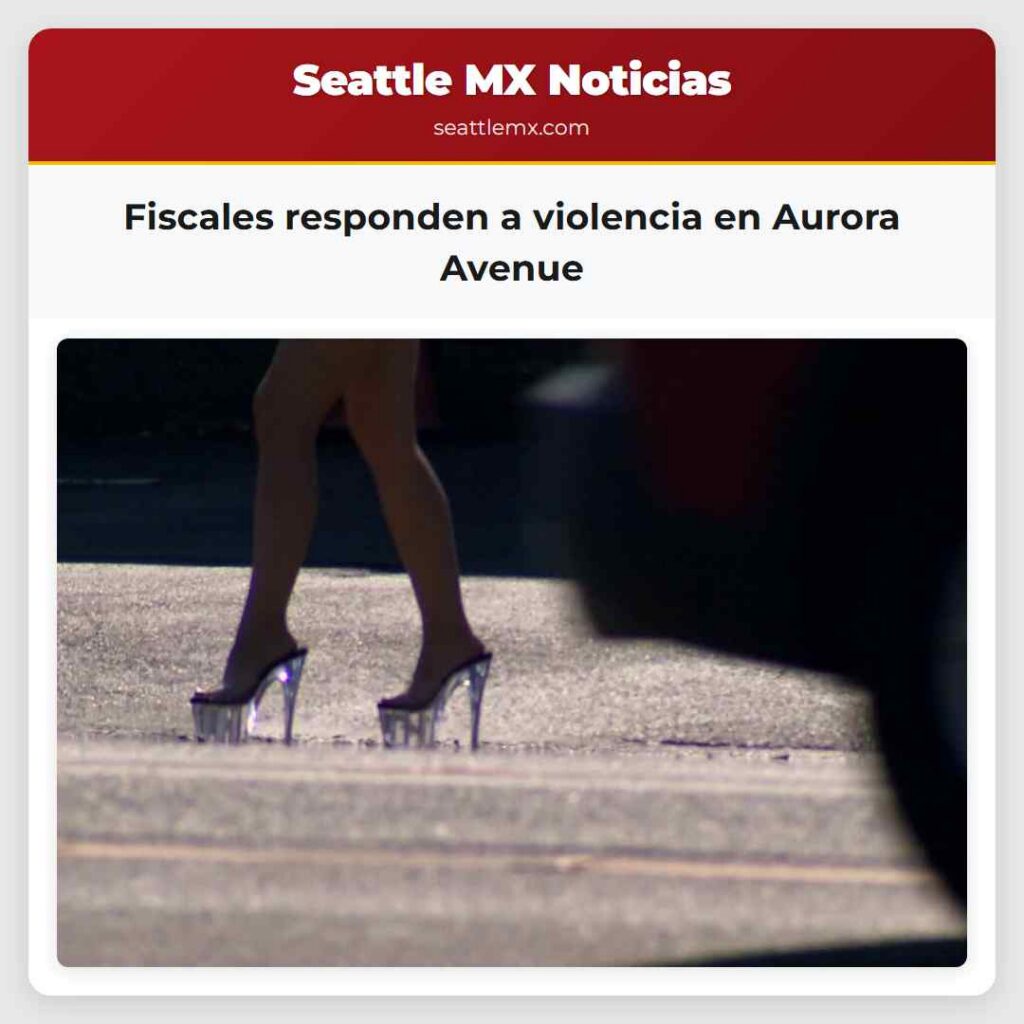 Fiscales responden a violencia en Aurora Avenue