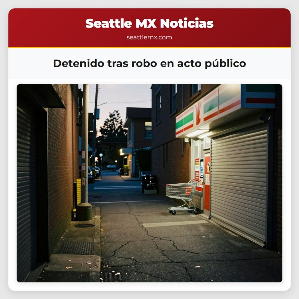 Detenido tras robo en acto público