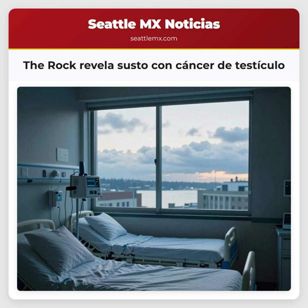 The Rock revela susto con cáncer de testículo